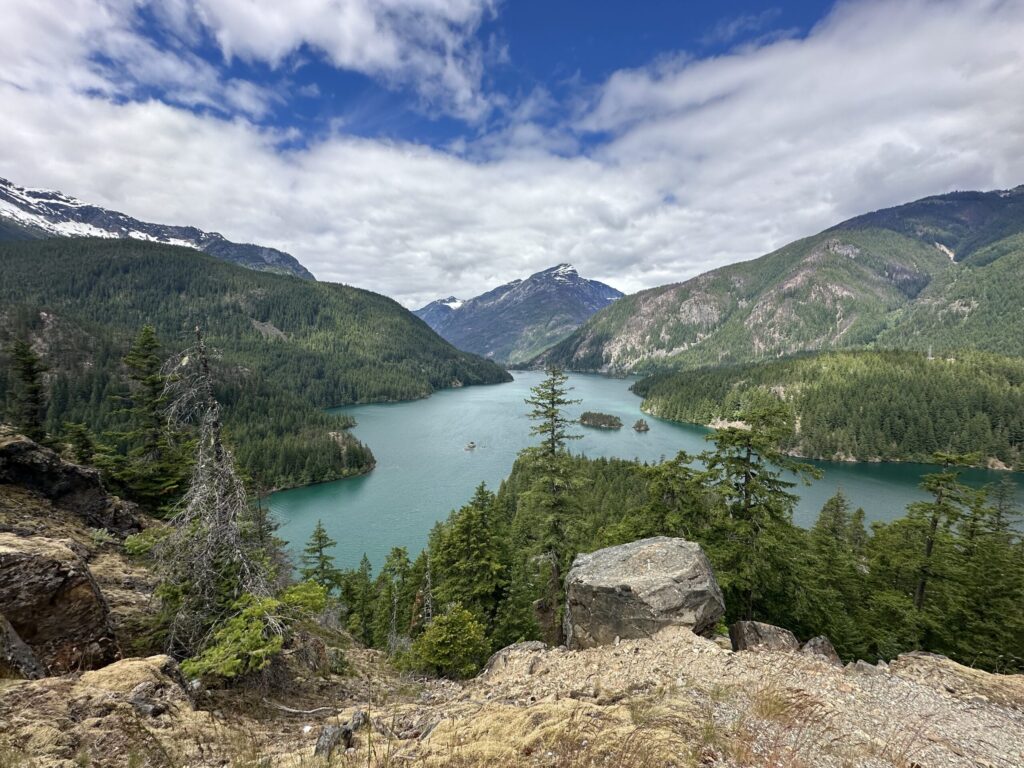 Diablo Lake in the North Cascades.